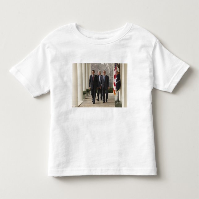 Präsident Barack Obama und ehemalige Präsidenten Kleinkind T-shirt (Vorderseite)
