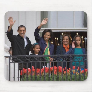 Präsident Barack Obama und Familie Mousepad