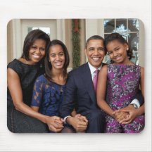 Präsident Barack Obama und Familie