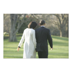 Präsident Barack Obama und First Lady Michelle Fotodruck