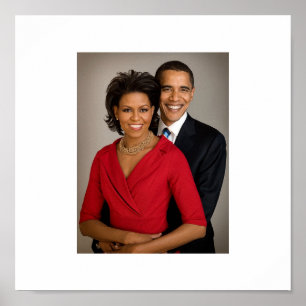PRÄSIDENT BARACK OBAMA UND MICHELLE OBAMA POSTER