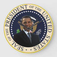 Präsident Barack Obama Wall Clock
