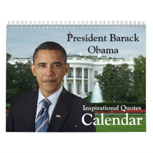 Präsident Barack Obama zitiert jährlichen Kalender
