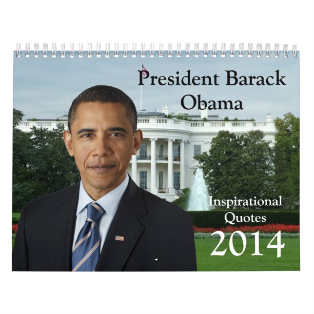 Präsident Barack Obama zitiert Kalender 2014 (Titelbild)