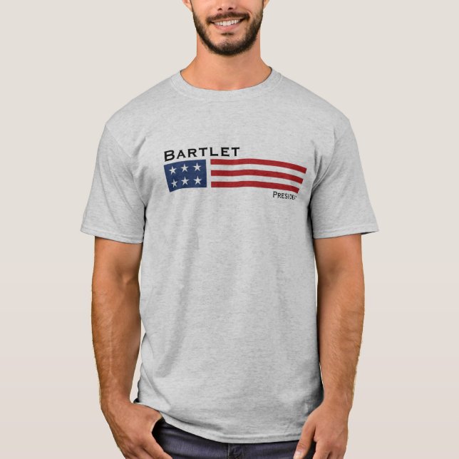 Präsident Bartlet Tshirt West Wing (Vorderseite)