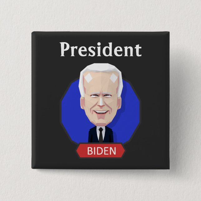 Präsident Biden Button (Vorderseite)