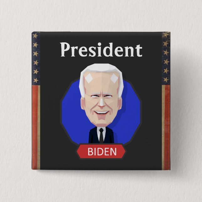 Präsident Biden Button (Vorderseite)