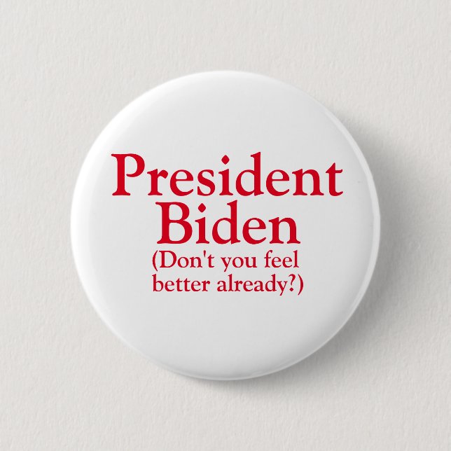 Präsident Biden Button (Vorderseite)