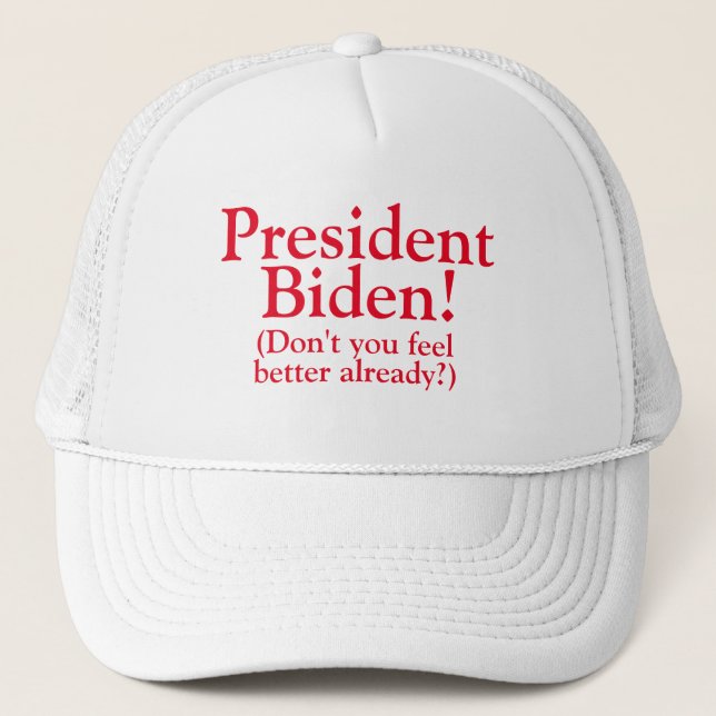 Präsident Biden! Truckerkappe (Vorderseite)