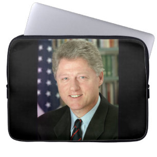 Präsident Bill Clinton Foto Laptopschutzhülle