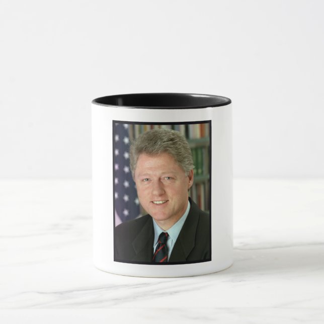 Präsident Bill Clinton Foto Tasse (Zentrum)