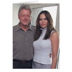 Präsident Bill Clinton u. Melania-Trumpf