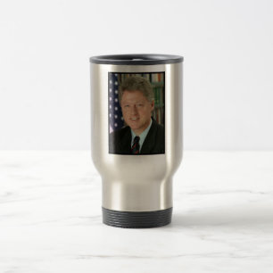Präsident Bill Clinton White House Foto Reisebecher