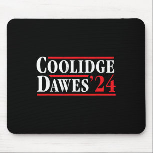 Präsident Calvin Coolidge 1924 - Retro 4. Juli Mousepad