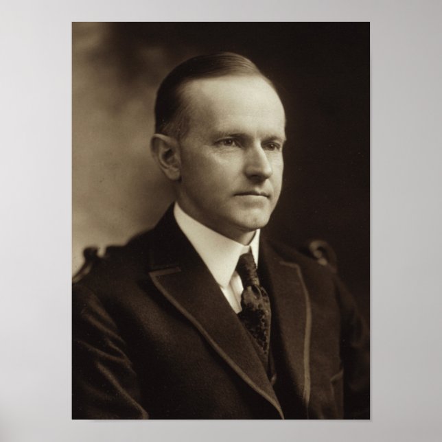 Präsident Calvin Coolidge Poster (Vorne)
