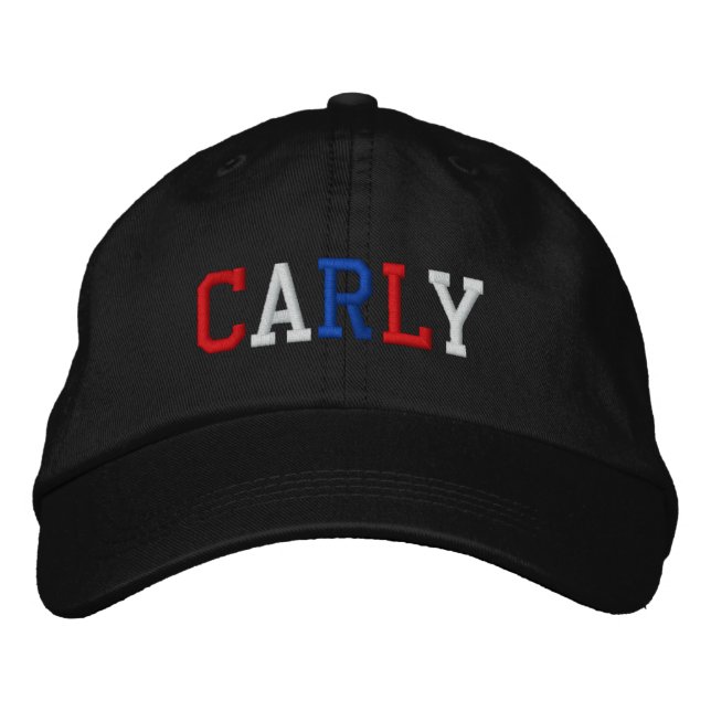Präsident Carly Fiorina 2016 Red White Blue Bestickte Baseballkappe (Vorderseite)