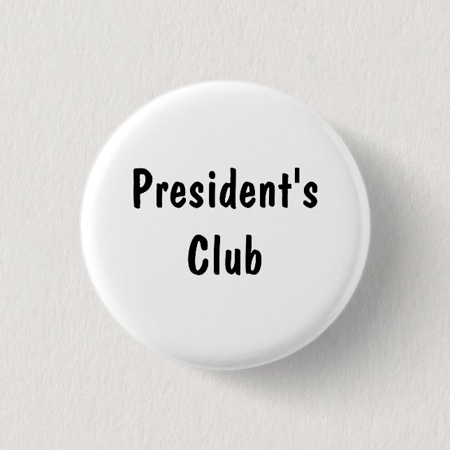 Präsident-Club Button (Vorderseite)