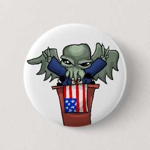 Präsident Cthulhu Button