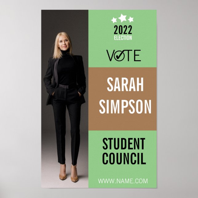 Präsident der Poster-Klasse, Studentenrat Poster (Vorne)