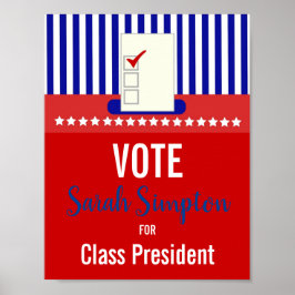 Präsident der Poster-Klasse, Studentenrat Poster