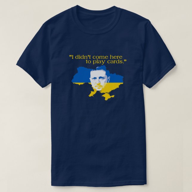 Präsident der Ukraine T-Shirt (Design vorne)