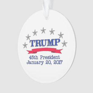 Präsident des Trumpf-45. Ornament