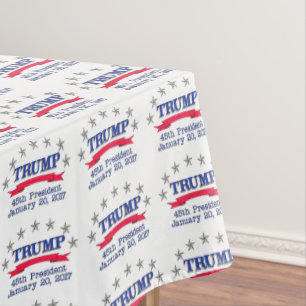 Präsident des Trumpf-45. Tischdecke
