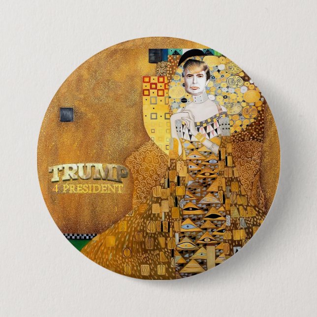 Präsident des Trumpf-4 Button (Vorderseite)