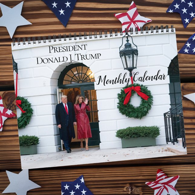 Präsident Donald J Trump Foto 2025 Kalender (president donald trump calendar)