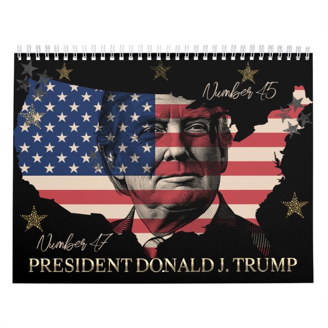 Präsident Donald J. Trump Nr. 47 Kalender (Titelbild)