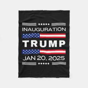 Präsident Donald J. Trump Tag der Amtseinführung 2 Fleecedecke