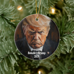 Präsident Donald J. Trump Tasse Shot Keepake 2024 Keramik Ornament