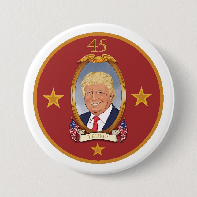 Präsident Donald- Trump45. Button (Vorderseite)
