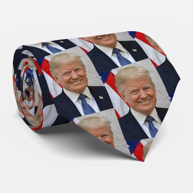 Präsident Donald Trump 2020 Necktie Krawatte (Gerollt)