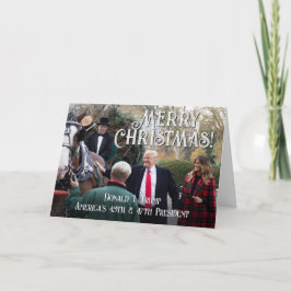 Präsident Donald Trump 2024 Weihnachten