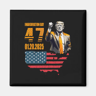Präsident Donald Trump Amtseinführungs Tag 2025 1 Magnet