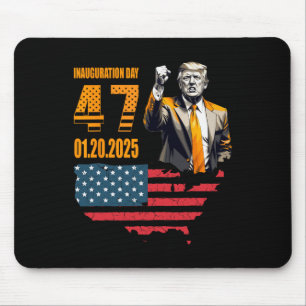 Präsident Donald Trump Amtseinführungs Tag 2025 1 Mousepad