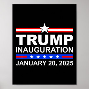 Präsident Donald Trump Amtseinführungs Tag 2025 4 Poster