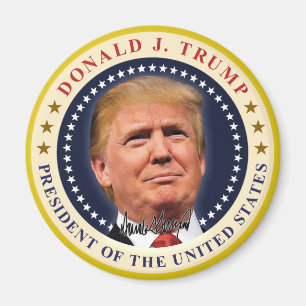 Präsident Donald Trump Amtseinführungs-Tag Souveni Magnet