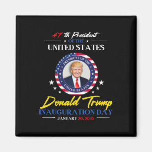 Präsident Donald Trump Amtseinführungsfeier 2025 4 Magnet