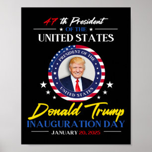 Präsident Donald Trump Amtseinführungsfeier 2025 4 Poster