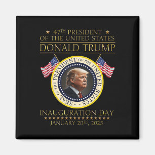 Präsident Donald Trump Amtseinführungsfeier 2025 M Magnet