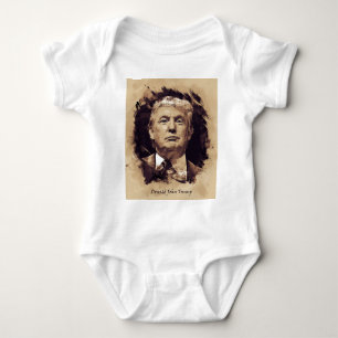 Präsident Donald Trump Baby Strampler