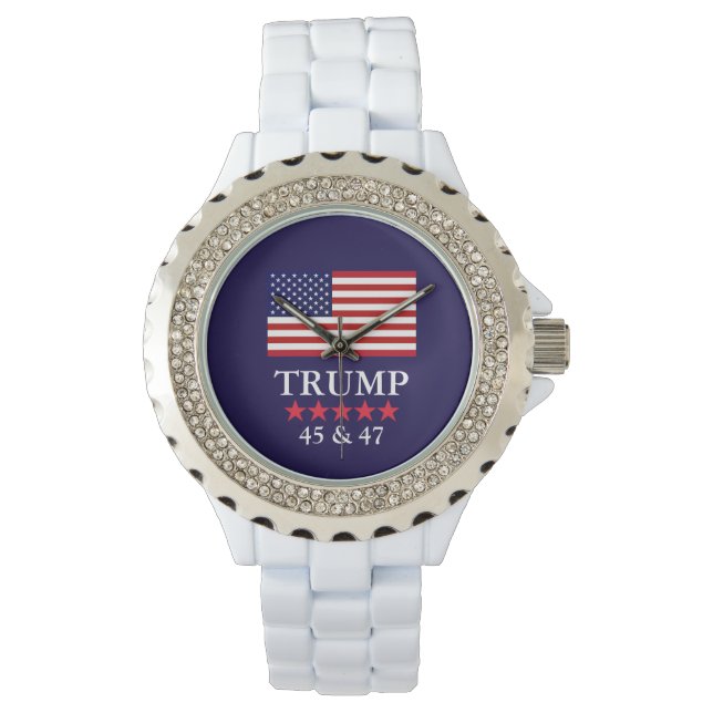 PRÄSIDENT DONALD TRUMP BEST PRÄSIDENT JE ARMBANDUHR (Vorderseite)