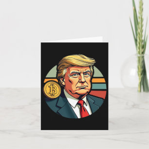 Präsident Donald Trump Bitcoin Dogecoin Crypto Ret Karte