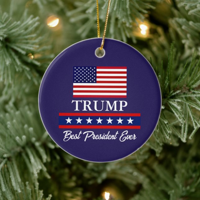PRÄSIDENT DONALD TRUMP CHRISTMAS ORNAMENT (Baum)
