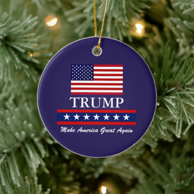 PRÄSIDENT DONALD TRUMP CHRISTMAS ORNAMENT (Baum)