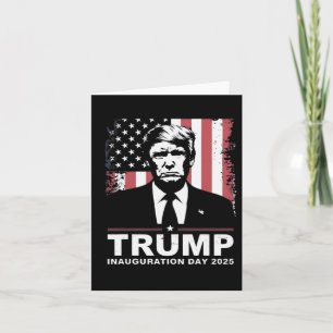 Präsident Donald Trump Einweihung 2025 47. Pres Karte