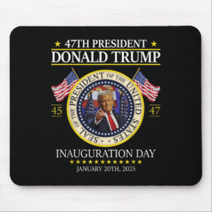 Präsident Donald Trump Einweihung der T-Shirts 202 Mousepad
