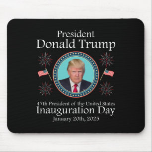 Präsident Donald Trump Einweihung des Memorabil 20 Mousepad